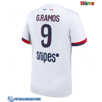 Fotballdrakt Herre Paris Saint-Germain Goncalo Ramos #9 Bortedrakt 2025-26 Kortermet